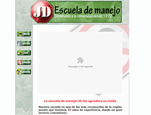 Tablet Screenshot of escuelademanejojd.com